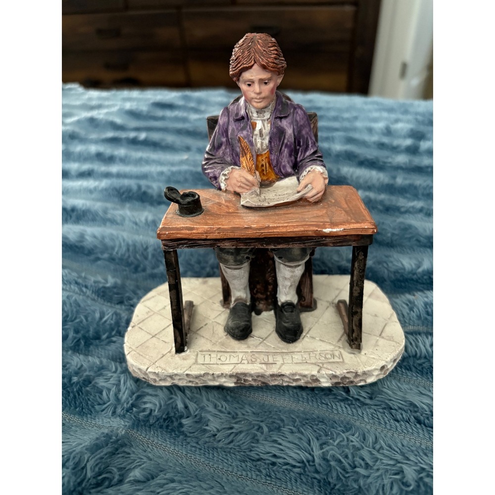 Thomas Jefferson Miniature Statue Desk Scholar Figurine Tiara Exclusives